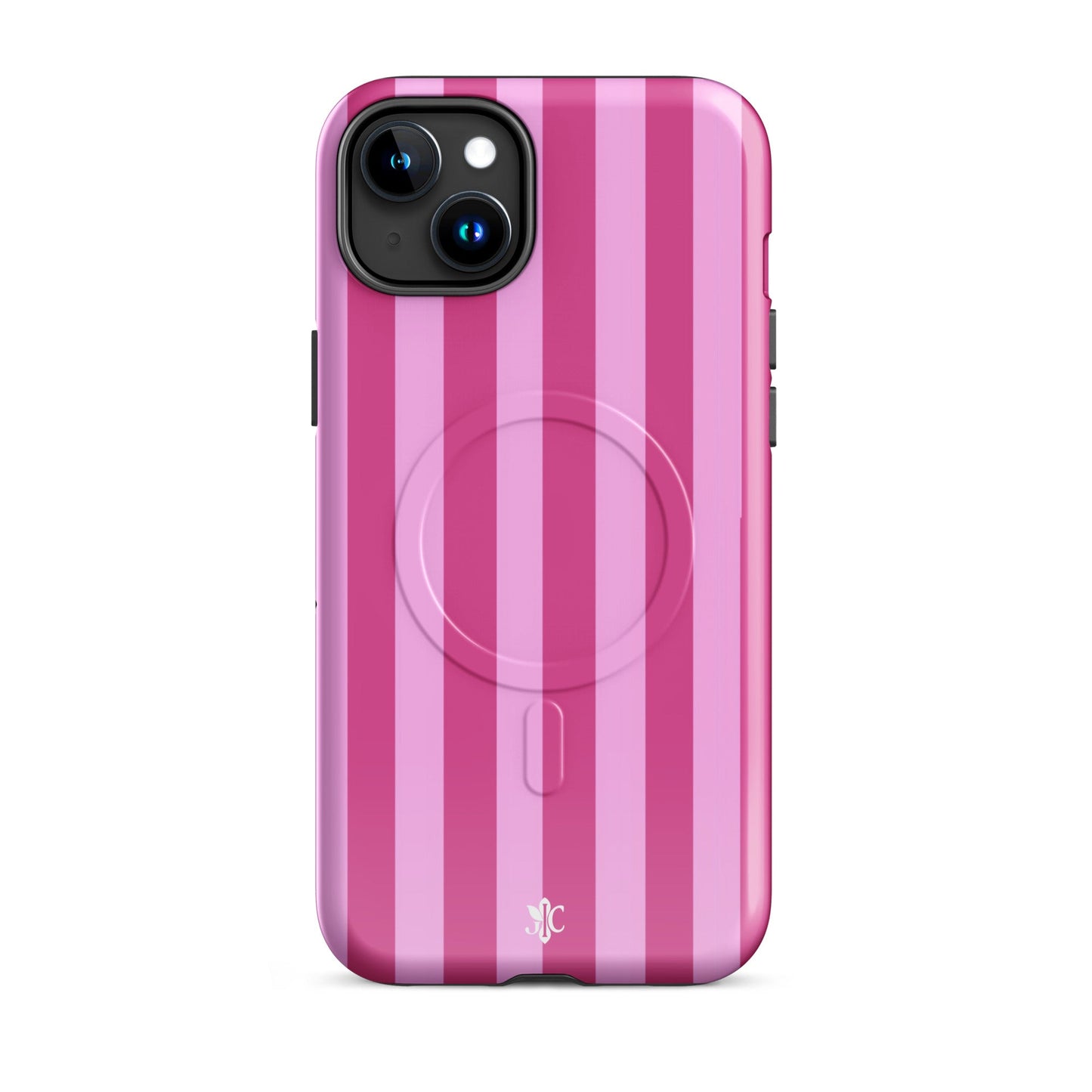 Candy Stripe-MagSafe® tough case for iPhone® - Glossy / iPhone 15 Plus
