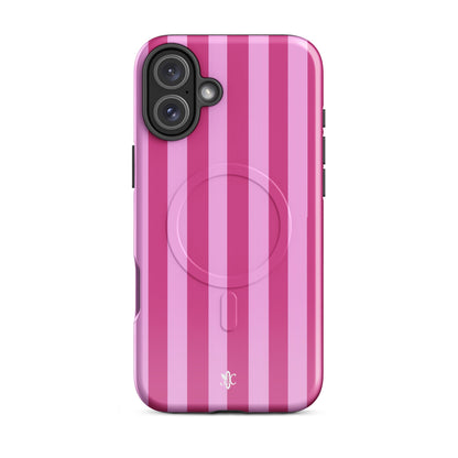 Candy Stripe-MagSafe® tough case for iPhone® - Matte / iPhone 16 Pro Max